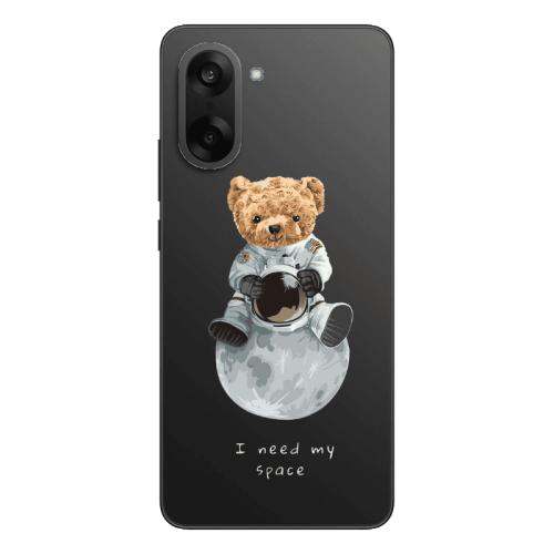 Oneplus Nord CE 5 Bear in space Transparent Silicone TPU Θήκη